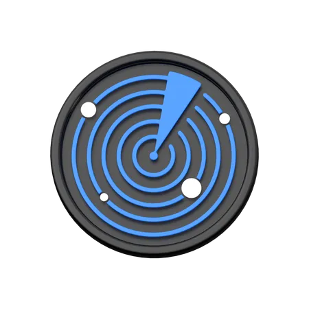 Radar sonar  3D Icon