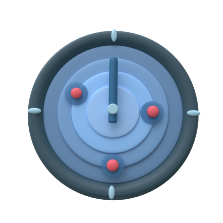 Radarortung  3D Icon