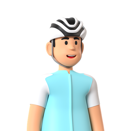 Radfahrer  3D Icon