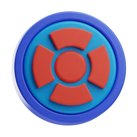 Radiación  3D Icon