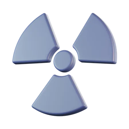 Radioactivo  3D Icon