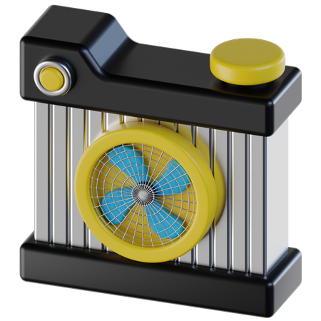 Radiador  3D Icon