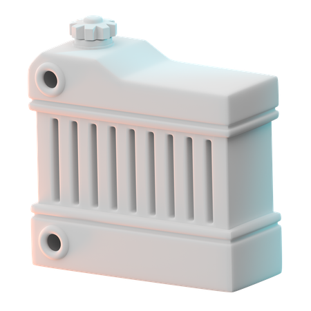 Radiador  3D Icon