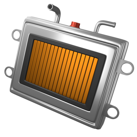 Radiador  3D Icon