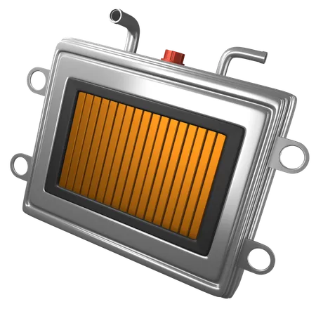 Radiador  3D Icon