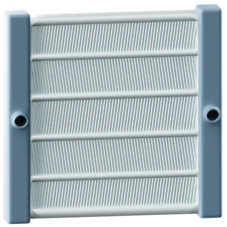 Radiador  3D Icon