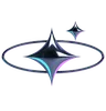 Radiant Chrome Star Orb