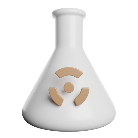 放射線  3D Icon