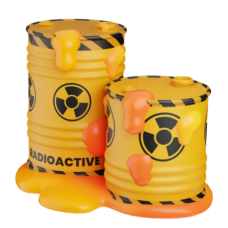 Radiation  3D Icon