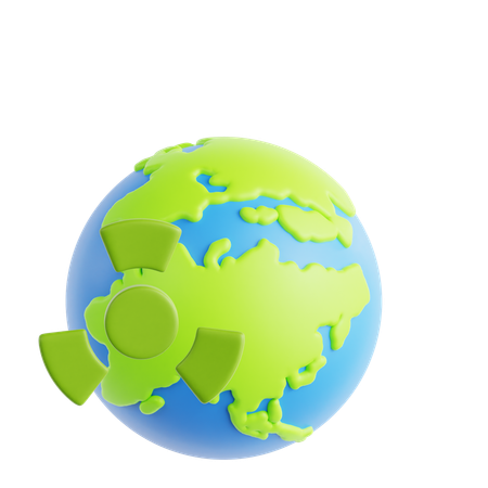 Radiation  3D Icon