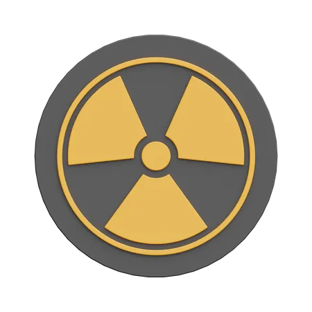 Radiation  3D Icon