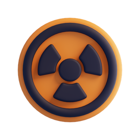 Radiation  3D Icon