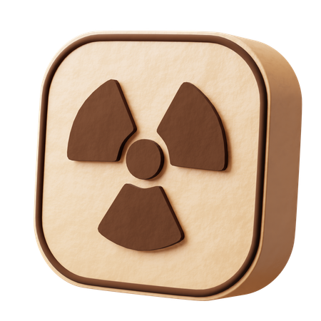 Radiation  3D Icon