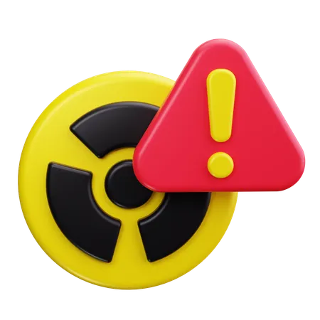 Radiation  3D Icon