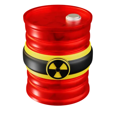 Radiation Barrel  3D Icon