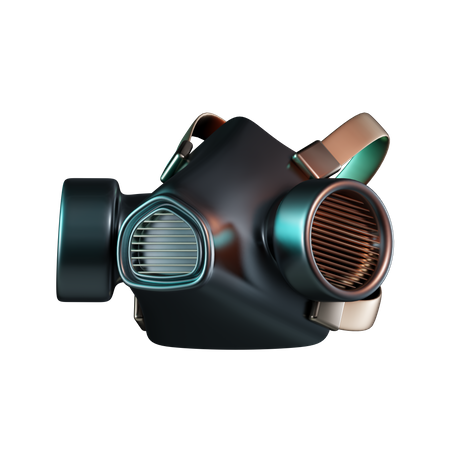 Radiation Mask  3D Icon