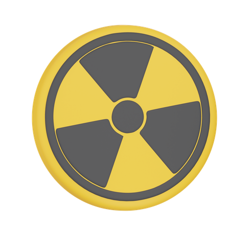 Radiation Sign  3D Icon