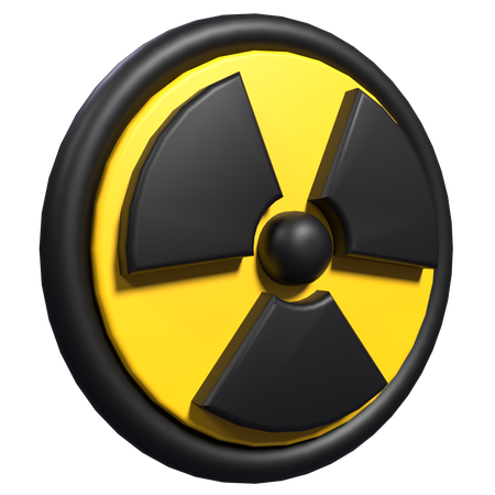 Radiation Sign  3D Icon