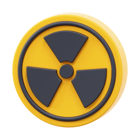 Radiation Sign  3D Icon