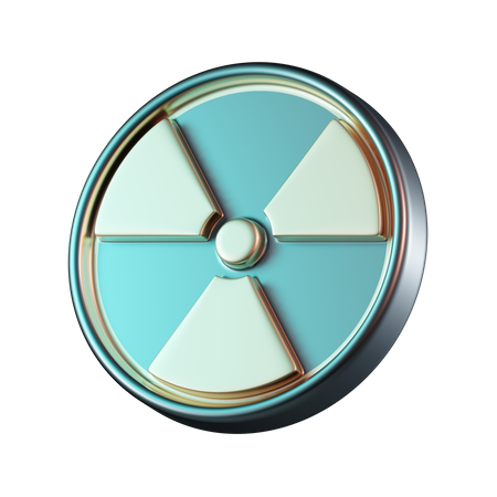 Radiation Sign  3D Icon