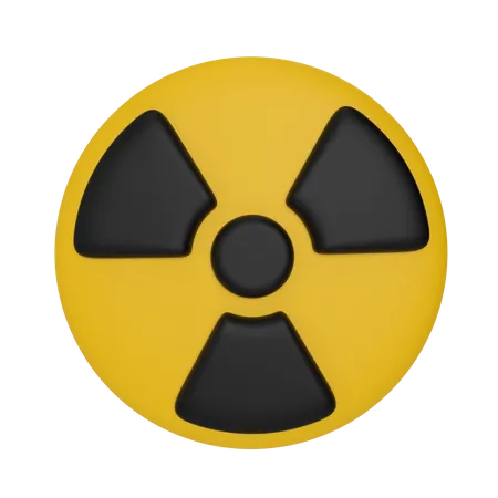 Radiation Sign  3D Illustration