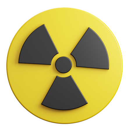 Radiation Sign  3D Illustration