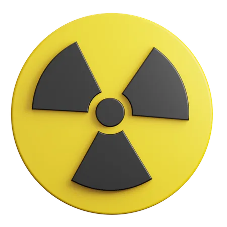 Radiation Sign  3D Illustration