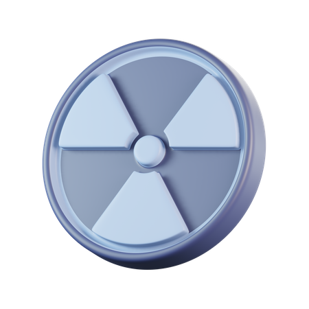 Radiation Sign  3D Icon