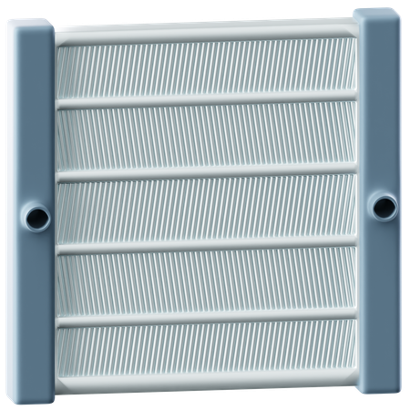 라디에이터  3D Icon
