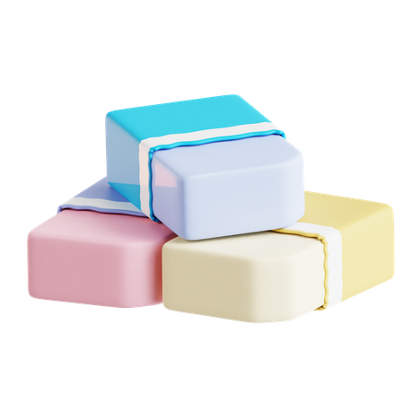 Radiergummi  3D Icon