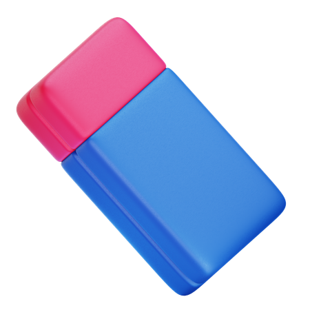 Radiergummi  3D Icon