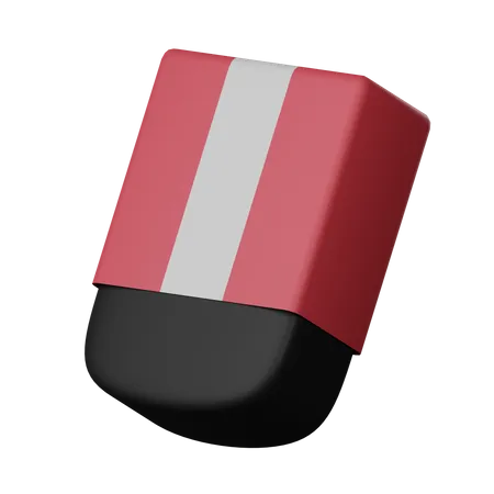 Radiergummi  3D Icon