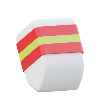 Radiergummi  3D Icon