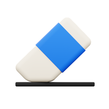 Radiergummi  3D Icon