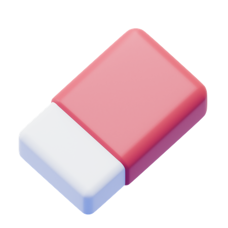 Radiergummi  3D Icon