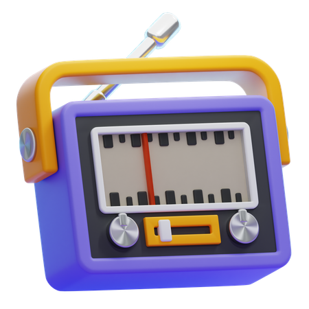 RADIO  3D Icon