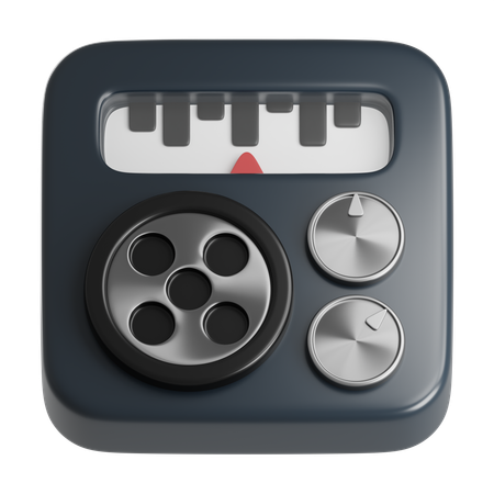 Radio  3D Icon