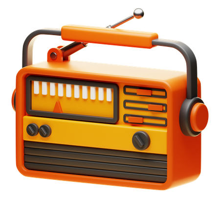 RADIO  3D Icon