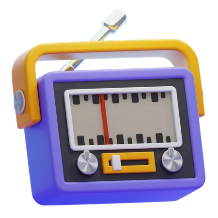 RADIO  3D Icon