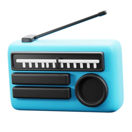 Radio  3D Icon