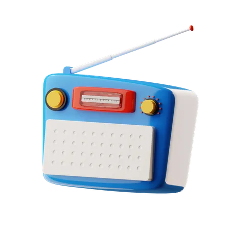 Radio  3D Icon