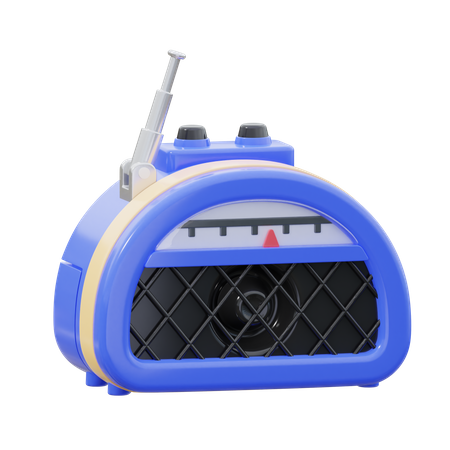 Radio  3D Icon