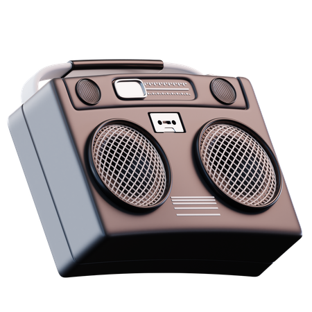Radio  3D Icon