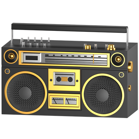 Radio  3D Icon