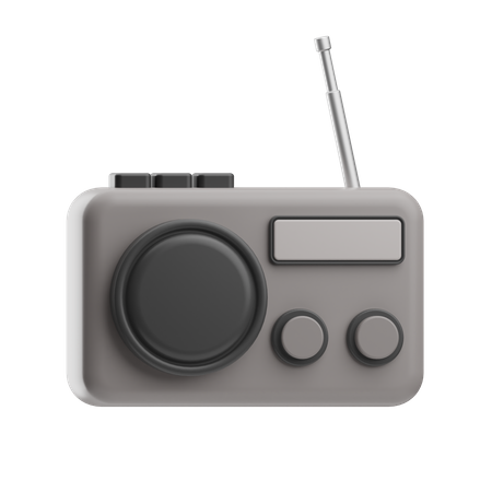 Radio  3D Icon