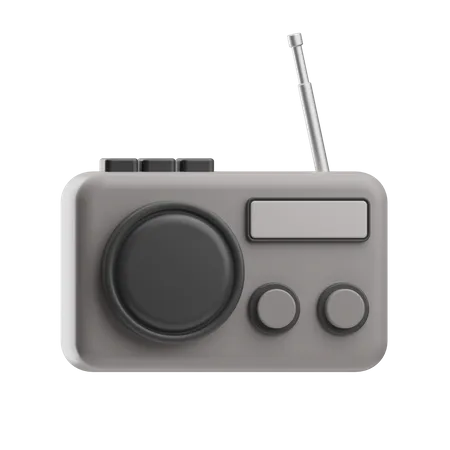 Radio  3D Icon