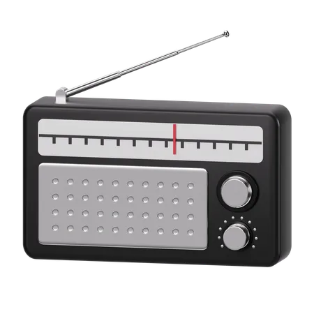 Radio  3D Icon