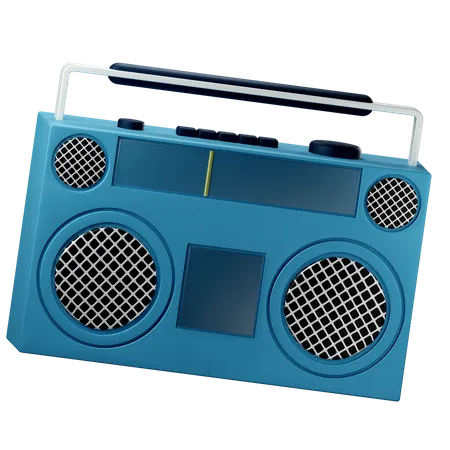 Radio  3D Icon