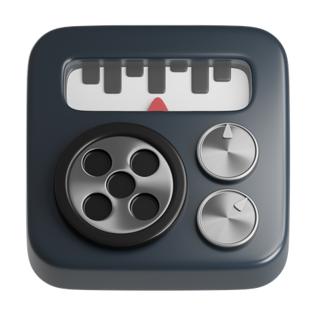 Radio  3D Icon
