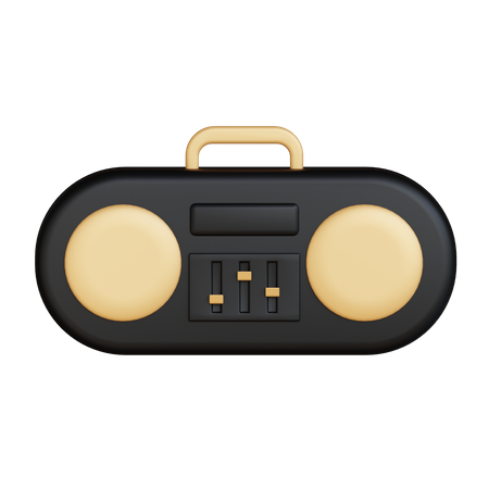 Radio  3D Icon